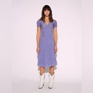 Realisation Par The Teale Wrap Dress in Purple Haze SMALL